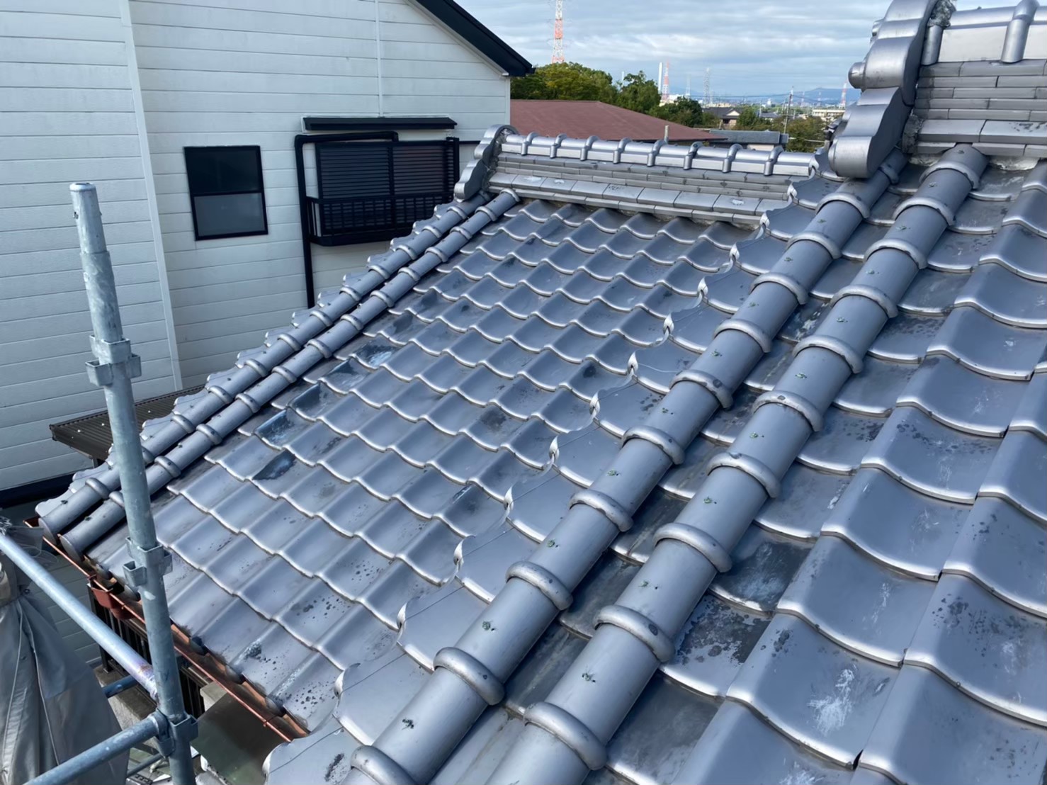 和瓦ガルテクトへ葺き替え